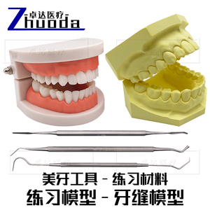 美牙全套练习工具材料练习模型牙模练习树脂牙齿口腔超硬石膏模型