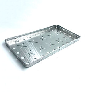 邦定铝盘pcb烤盘COB绑定铝盒2312铝托盘SMT焊接周转铝盘LED铝料盘