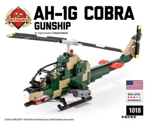 全新正品LEGO乐高Brickmania 越战美国AH-1G眼镜蛇直升机积木绝版