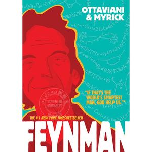 现货 理查德·费曼 Jim Ottaviani科学家自传漫画系列 英文原版 Feynman
