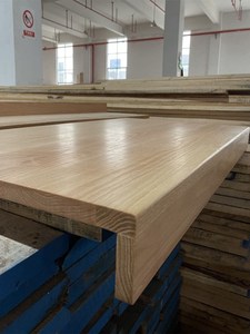 红橡木实木桌面板定制定做吧台飘窗台面原木板材加工异形DIY木料