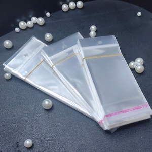 七丝透明自粘首饰包装袋子可挂饰品袋发夹配件分装袋防尘珠宝戒指