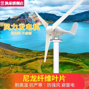 风力发电机家用220v小型大功率12V24V永磁风能发电机风光互补系统