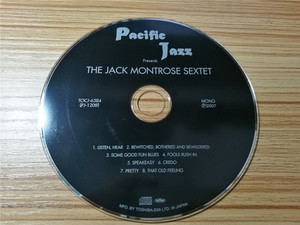 0892裸盘 The Jack Montrose Sextet