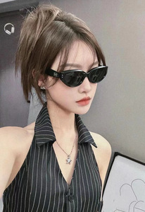 夏季新款高品质板材GM猫眼墨镜个性ROCO韩版显瘦遮阳太阳镜UV400
