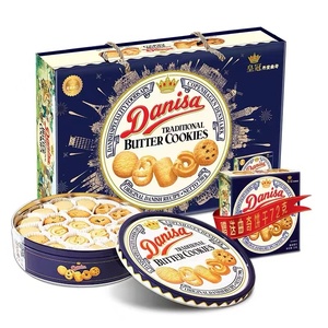 进口Danisa丹麦印尼皇冠曲奇饼干908g礼盒加送72g春节送礼现货