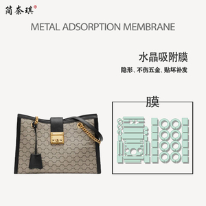 简奈琪适用于Gucci padlock单肩包五金贴膜古驰家锁头膜微晶水凝膜guccipacklock小号包包保护膜