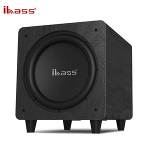 ibass10寸蓝牙有源超重低音炮大功率电视同轴家用回音壁实木音响