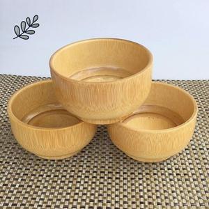 ·天然竹子碗竹筒饭专用竹筒竹碗木碗家用吃饭家里用的生活用品防