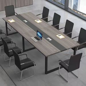 会议桌长桌简约现代开会桌会议室办公室桌椅组合办公桌子工作台