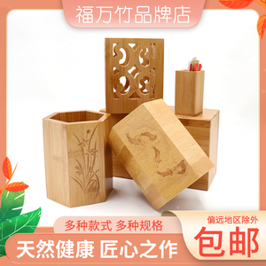 筷子笼竹签筒可定制创意复古餐饮筷子筒商用家用串串香竹篓收纳桶