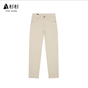 FIRS JEANS杉杉锥形裤高品质高档商务通勤高端男款牛仔裤7023703