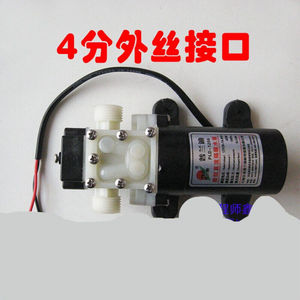 4分接口小水泵家用微型水泵自吸泵直流12Ｖ抽水泵电泵12V45W泵带