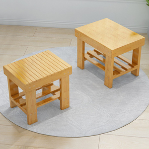实木小凳子家用靠背凳子简约小木凳客厅木凳子原木板凳小凳子矮凳