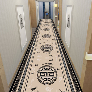 中式走廊过道地毯长条家用宾馆酒店走廊地毯专用过道楼梯地毯地垫