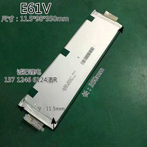 进口软包3.7V61AH三元聚合物锂离子动力电池LG E61电动车电池