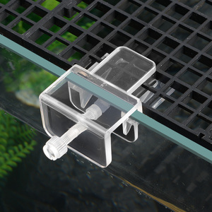 鱼缸防跳网托架可固定透明支架支撑架子水族箱鱼缸盖板亚克力托架