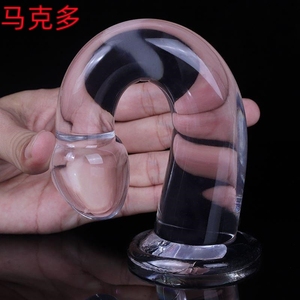女性自卫慰器具性用品女用透明假阳具自慰器水晶肛条私处性用品