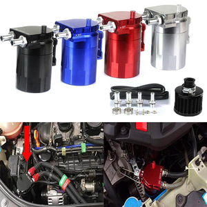 汽车改装通用机油透气壶 油气分离二次进气保护发动机 带管过滤壶