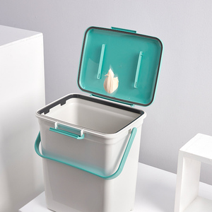 密封型北欧手提大号家用防水垃圾桶带盖客厅卧室卫生间厨房创意