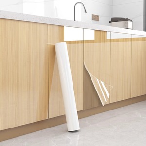 橱柜透明保护膜防油防潮贴纸厨房柜子门翻新自粘家具专用防水贴膜