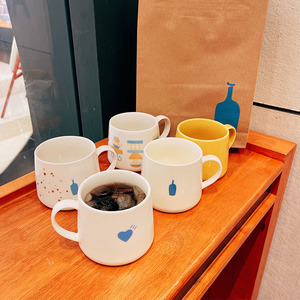 现货日本BLUEBOTTLE 蓝瓶子清澄限定陶瓷马克杯咖啡杯陶瓷杯子ins