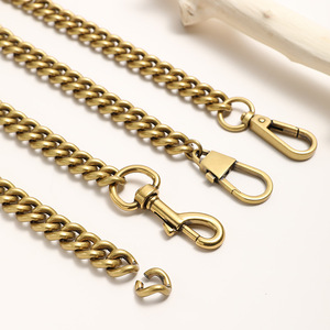 包带延长金属链装饰链条斜挎背包加长链配件短款铁链子手提拎包链