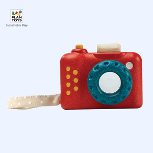 plantoys万花筒木制相机儿童玩具宝宝礼物可旋转镜头网红5633木玩