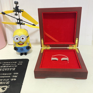 新款收藏服役纪念章带磁吸包装盒子徽章礼品盒纪念物木盒盒子