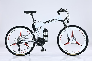 奔驰同款YGBKUN电动助力铝合金自行车26寸骑行山地车锂电车可折叠