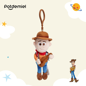 迪士尼Potdemiel蜂蜜罐玩具总动员胡迪毛绒公仔挂件玩具玩偶娃娃