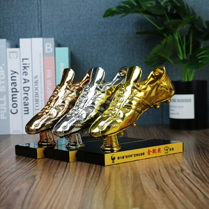 世界杯足球比赛球队年会球员奖杯定制金靴奖最佳射手球迷纪念礼品