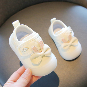 春季一1岁女宝宝鞋6-12月婴儿鞋子春秋款学步鞋软底婴幼儿公主鞋