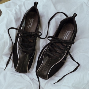yuri在韩国代购rockfish24春季芭蕾风绑带复古休闲鞋 舒适轻便