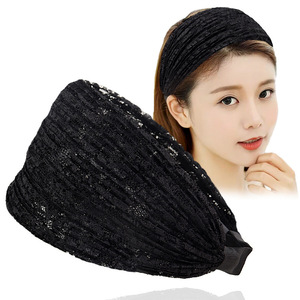 韩国简约宽边头箍 压头发饰品气质发卡发带 蕾丝带齿不易滑落发箍