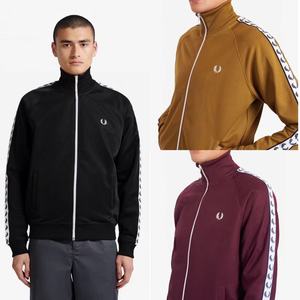 fred perry23男士拉链卫衣夹克刺绣宽松英伦休闲串标麦穗外套开衫