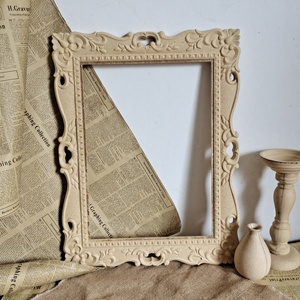 毛坯素材复古木质相框粗坯欧式镜框画框油画外框拍摄道具装饰品