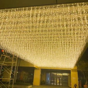 LED冰条灯满天星创意瀑布灯氛围灯户外装饰防水彩灯圣诞闪光灯