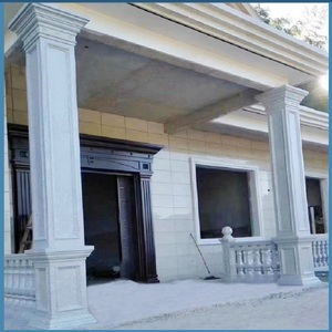 罗马柱模具欧式别墅大门条纹带槽四方型水泥柱子建筑模板方柱模型