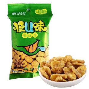 洽洽怪U味怪味豆60g小包装袋装麻辣五香蟹黄恰恰蚕豆零食小吃