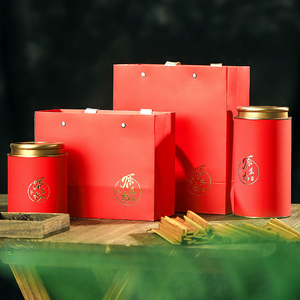 马口铁罐茶叶罐圆罐双密封罐老树红茶包装盒空礼盒空罐原生态散茶
