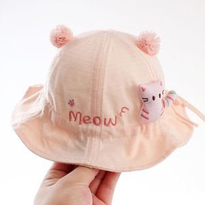 一周岁儿童帽子春季一岁宝宝防晒帽子春秋款遮阳帽1-2岁女童帽子