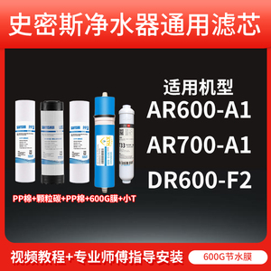 适用AO史密斯净水器滤芯AR600-A1/AR700-A1/DR600-F2颗粒炭RO膜