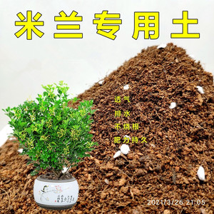 米兰花专用土通用型家庭种植土弱酸性园艺花卉肥料土壤盆栽营养土
