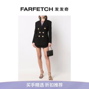 [Final Sale]Dsquared2女士D2次方 双排扣半身裙西装套装FARFETCH