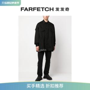 Raf Simons男女通用流苏细节牛仔夹克FARFETCH发发奇