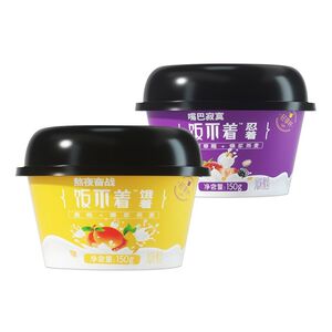 皇氏乳业饭不着酸奶整箱150g*10杯黄桃燕麦桑葚草莓爆浆风味酸乳