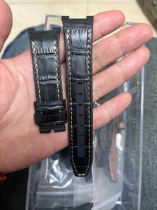 飞亚达航天系列太空人男士原装原厂真皮表带表链胶带GA856001.PWB