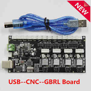 GRBL板卡CNC控制卡Y轴双驱动大电流 数控脱机控制系统 雕刻机控制