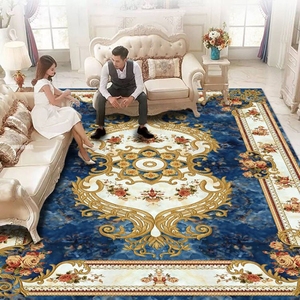 欧式客厅地毯沙发茶几毯家用卧室满铺房间地垫现代简约可机洗定制